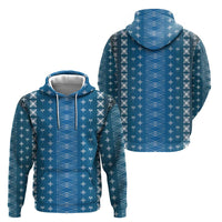 Blue Samoa Malu Tattoo Inspired Hoodie LT05 - Polynesian Pride