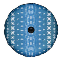 Blue Samoa Malu Tattoo Inspired Spare Tire Cover - Polynesian Pride