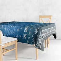 Blue Samoa Malu Tattoo Inspired Tablecloth - Polynesian Pride