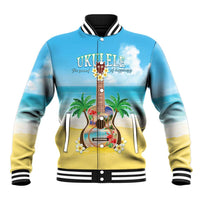 Hawaiian Ukulele Baseball Jacket Sound Of Happiness LT05 Unisex Colorful - Polynesian Pride