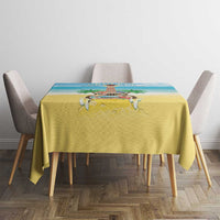 Hawaiian Ukulele Tablecloth Sound Of Happiness LT05 - Polynesian Pride