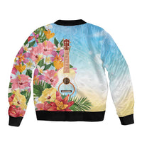 National Ukulele Day Bomber Jacket Tropical Vibe