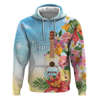 National Ukulele Day Zip Hoodie Tropical Vibe