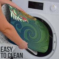 New Zealand Kea Bird Bathroom Set With Maori Koru Fern - Polynesian Pride