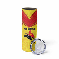 Papua New Guinea Rugby Custom Skinny Tumbler Kumuls Heritage LT05 - Polynesian Pride