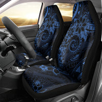 Polynesian Sunset Plumeria Car Seat Cover Navy Polynesian Tattoo