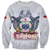 Samoa Independence Day Sweatshirt Samoa United For A New Beginning LT05 Unisex White - Polynesian Pride