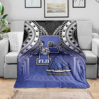 Fiji Drua Blanket Fijian Tapa Pattern LT05 - Polynesian Pride