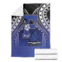 Fiji Drua Blanket Fijian Tapa Pattern LT05 - Polynesian Pride