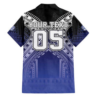 Custom Fiji Drua Family Matching Tank Maxi Dress and Hawaiian Shirt Fijian Tapa Pattern