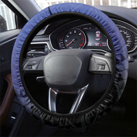 Fiji Drua Steering Wheel Cover Fijian Tapa Pattern LT05 - Polynesian Pride