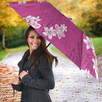 Hawaii Monstera Deliciosa Umbrella Pink Plumeria Polynesian Pattern LT05 - Polynesian Pride