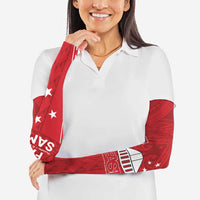 Samoa FAST Arm Sleeves Forever Proud Samoan Tribal Pattern - Polynesian Pride