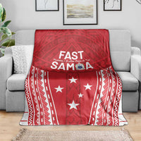 Samoa FAST Blanket Forever Proud Samoan Tribal Pattern - Polynesian Pride