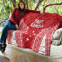 Samoa FAST Quilt Forever Proud Samoan Tribal Pattern - Polynesian Pride
