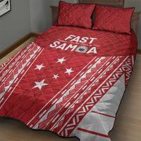 Samoa FAST Quilt Bed Set Forever Proud Samoan Tribal Pattern - Polynesian Pride