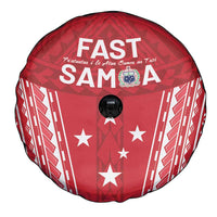 Samoa FAST Spare Tire Cover Forever Proud Samoan Tribal Pattern - Polynesian Pride