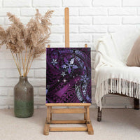 Hawaii Makahiki Season Canvas Wall Art Floral Tribal Tattoo Purple Galaxy LT05 - Polynesian Pride