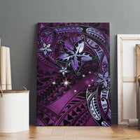 Hawaii Makahiki Season Canvas Wall Art Floral Tribal Tattoo Purple Galaxy LT05 - Polynesian Pride