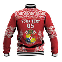 Custom Tonga Rugby Baseball Jacket Tonga Mate Ma'a Take The Lead
