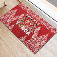 Tonga Rugby Rubber Doormat Tonga Mate Ma'a Take The Lead