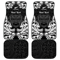 Personalised Aotearoa Car Mats Toitu Te Tiriti O Waitangi LT05 Black - Polynesian Pride