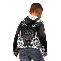 Personalised Aotearoa Kid Hoodie Toitu Te Tiriti O Waitangi LT05 - Polynesian Pride