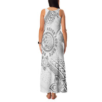 Brain Cancer Warrior Family Matching Tank Maxi Dress and Hawaiian Shirt Never Give Up LT05 - Polynesian Pride