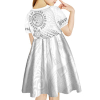 Brain Cancer Warrior Kid Short Sleeve Dress Never Give Up