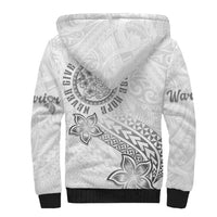 Brain Cancer Warrior Sherpa Hoodie Never Give Up