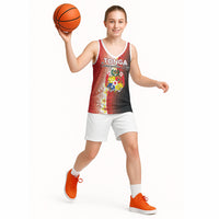 Personalised Tonga Emancipation Day Basketball Jersey Tongan Ngatu Pattern With Plumeria LT05 - Polynesian Pride