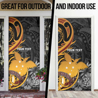 Personalised Papua New Guinea Door Cover Happy Independence Day LT05 - Polynesian Pride