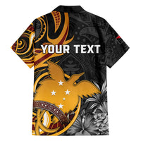 Personalised Papua New Guinea Family Matching Off Shoulder Maxi Dress and Hawaiian Shirt Happy 50th Independence Anniversary LT05 - Polynesian Pride