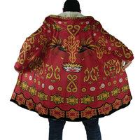 Papua Batik Motif Cloak Papua Spirit Red Version - Polynesian Pride