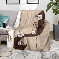 Polynesia Hibiscus Blanket Cameo Curve Motif - Polynesian Pride