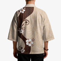 Polynesia Hibiscus Kimono Cameo Curve Motif LT05 - Polynesian Pride