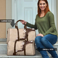 Polynesia Hibiscus Travel Bag Cameo Curve Motif - Polynesian Pride