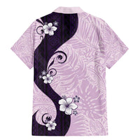 Polynesia Hibiscus Family Matching Mermaid Dress and Hawaiian Shirt Thistle Curve Motif LT05 - Polynesian Pride