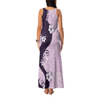 Polynesia Hibiscus Family Matching Tank Maxi Dress and Hawaiian Shirt Thistle Curve Motif LT05 - Polynesian Pride