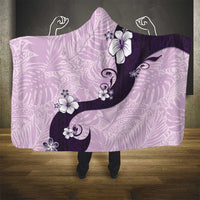 Polynesia Hibiscus Hooded Blanket Thistle Curve Motif LT05 - Polynesian Pride