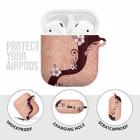 Polynesia Hibiscus AirPods Case Rose Bud Curve Motif - Polynesian Pride