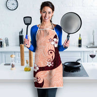 Polynesia Hibiscus Apron Rose Bud Curve Motif - Polynesian Pride