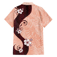 Polynesia Hibiscus Hawaiian Shirt Rose Bud Curve Motif - Polynesian Pride