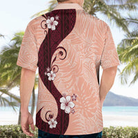 Polynesia Hibiscus Hawaiian Shirt Rose Bud Curve Motif - Polynesian Pride