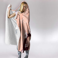 Polynesia Hibiscus Hooded Blanket Rose Bud Curve Motif LT05 - Polynesian Pride
