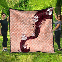 Polynesia Hibiscus Quilt Rose Bud Curve Motif LT05 - Polynesian Pride