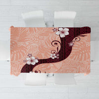 Polynesia Hibiscus Tablecloth Rose Bud Curve Motif - Polynesian Pride