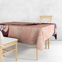 Polynesia Hibiscus Tablecloth Rose Bud Curve Motif - Polynesian Pride