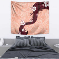 Polynesia Hibiscus Tapestry Rose Bud Curve Motif - Polynesian Pride