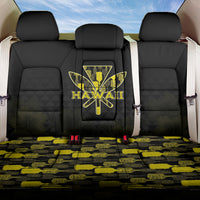 Aloha Hawaii Kahili Back Car Seat Cover Kanaka Maoli With Kakau Pattern